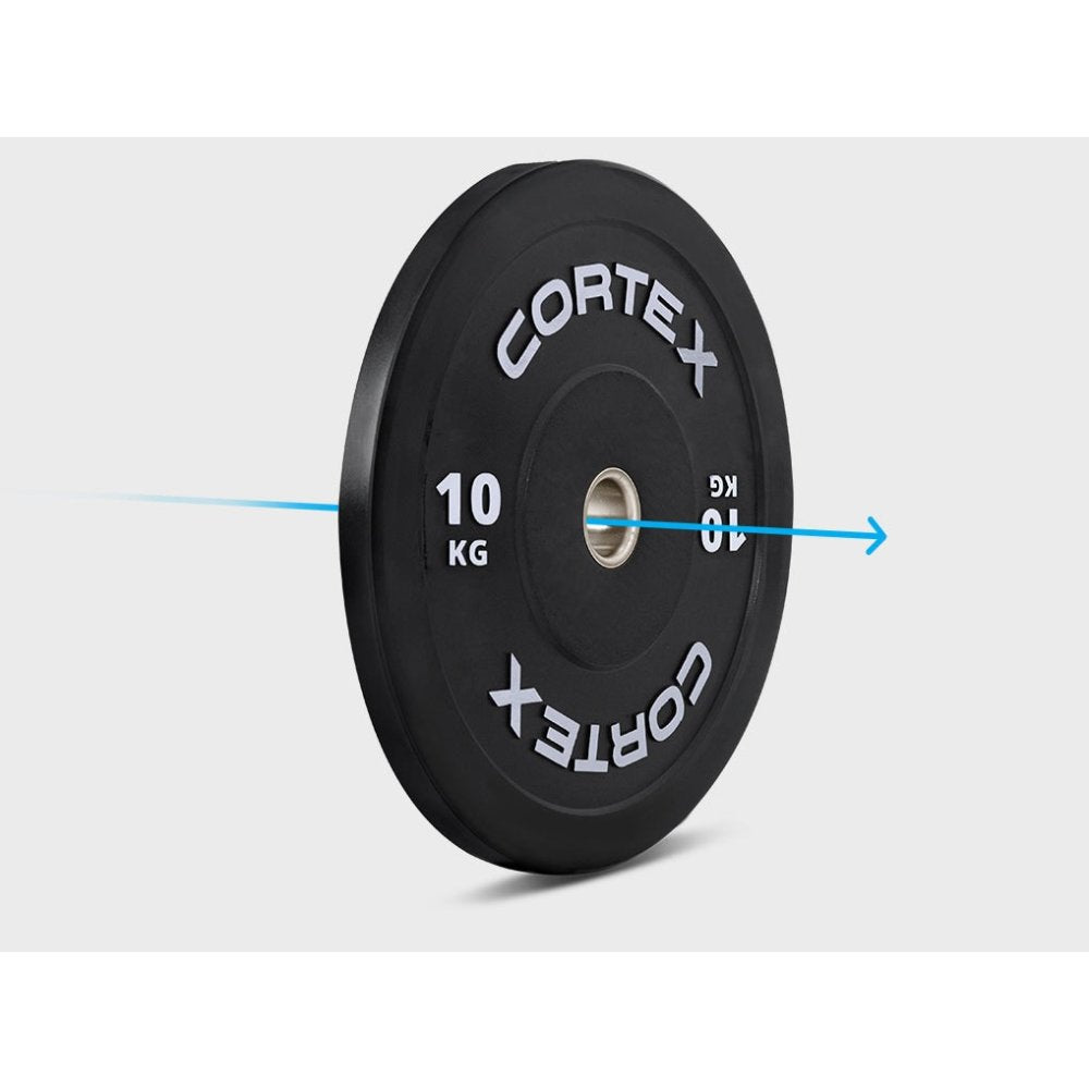 Cortex 10kg Black Series V3 Bumper Plates (2 Pack)