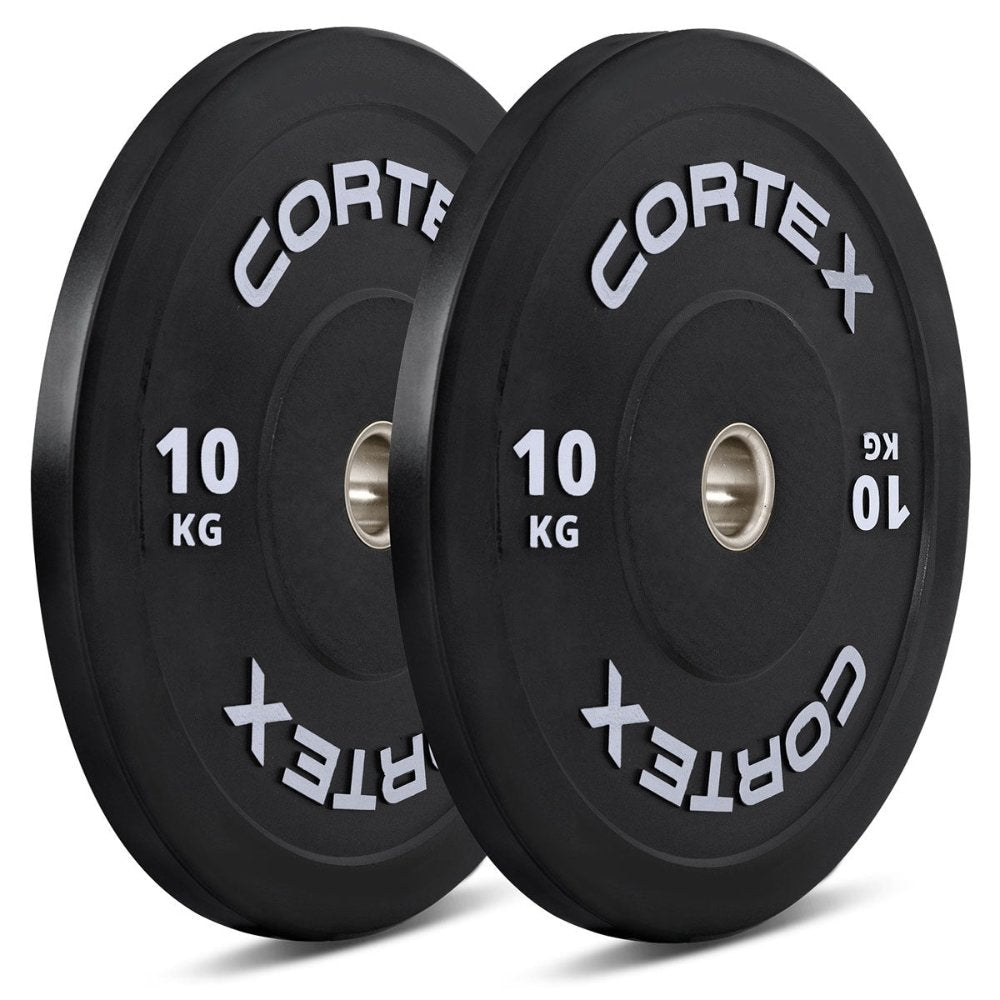 Cortex 10kg Black Series V3 Bumper Plates (2 Pack)