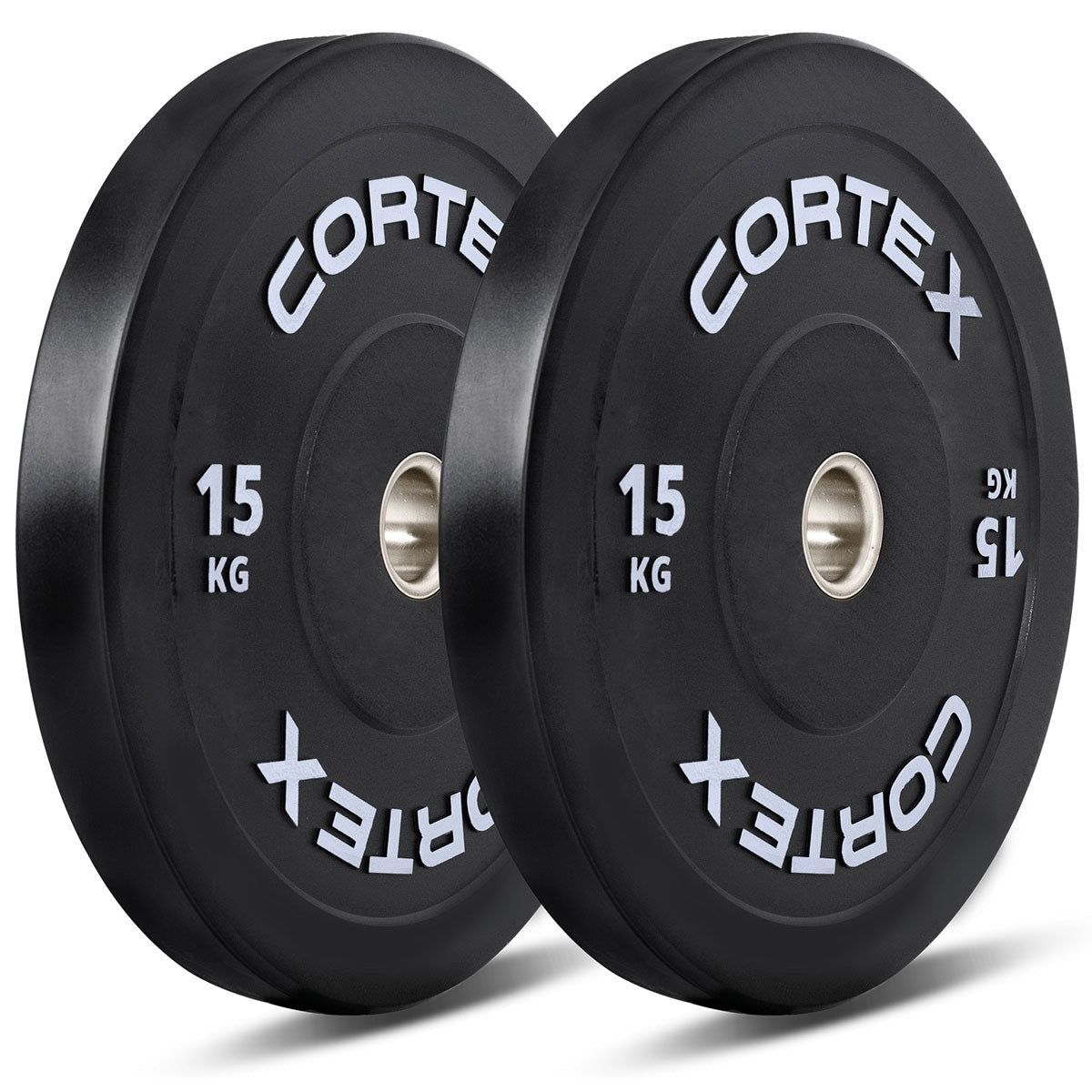 Cortex 15kg Black Series V3 Bumper Plates (2 Pack)