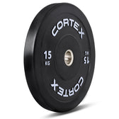 Cortex 15kg Black Series V3 Bumper Plates (2 Pack)