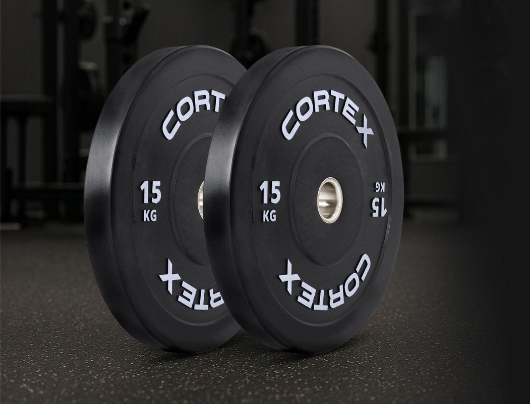 Cortex 15kg Black Series V3 Bumper Plates (2 Pack)
