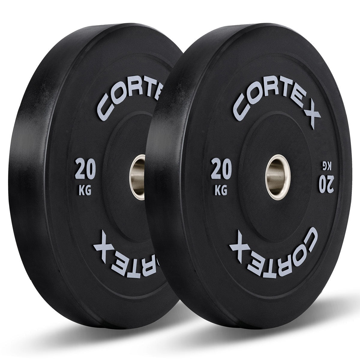 Cortex 20kg Black Series V3 Bumper Plates (2 Pack)