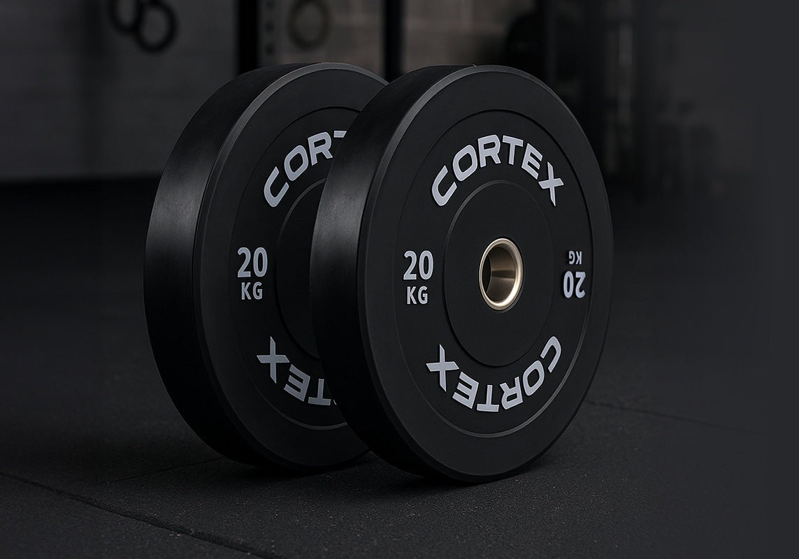 Cortex 20kg Black Series V3 Bumper Plates (2 Pack)