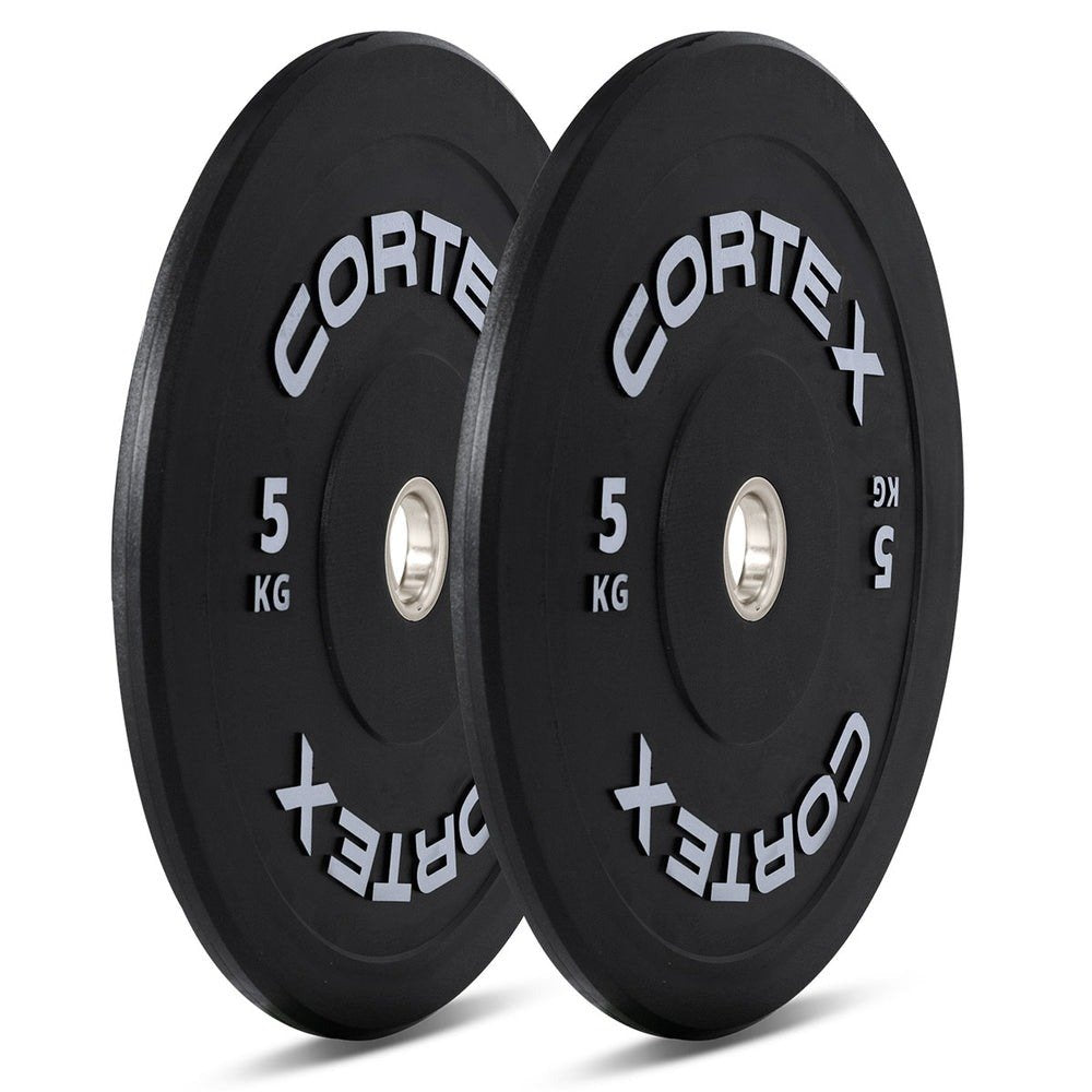 Cortex 5kg Black Series V3 Bumper Plates (2 Pack)