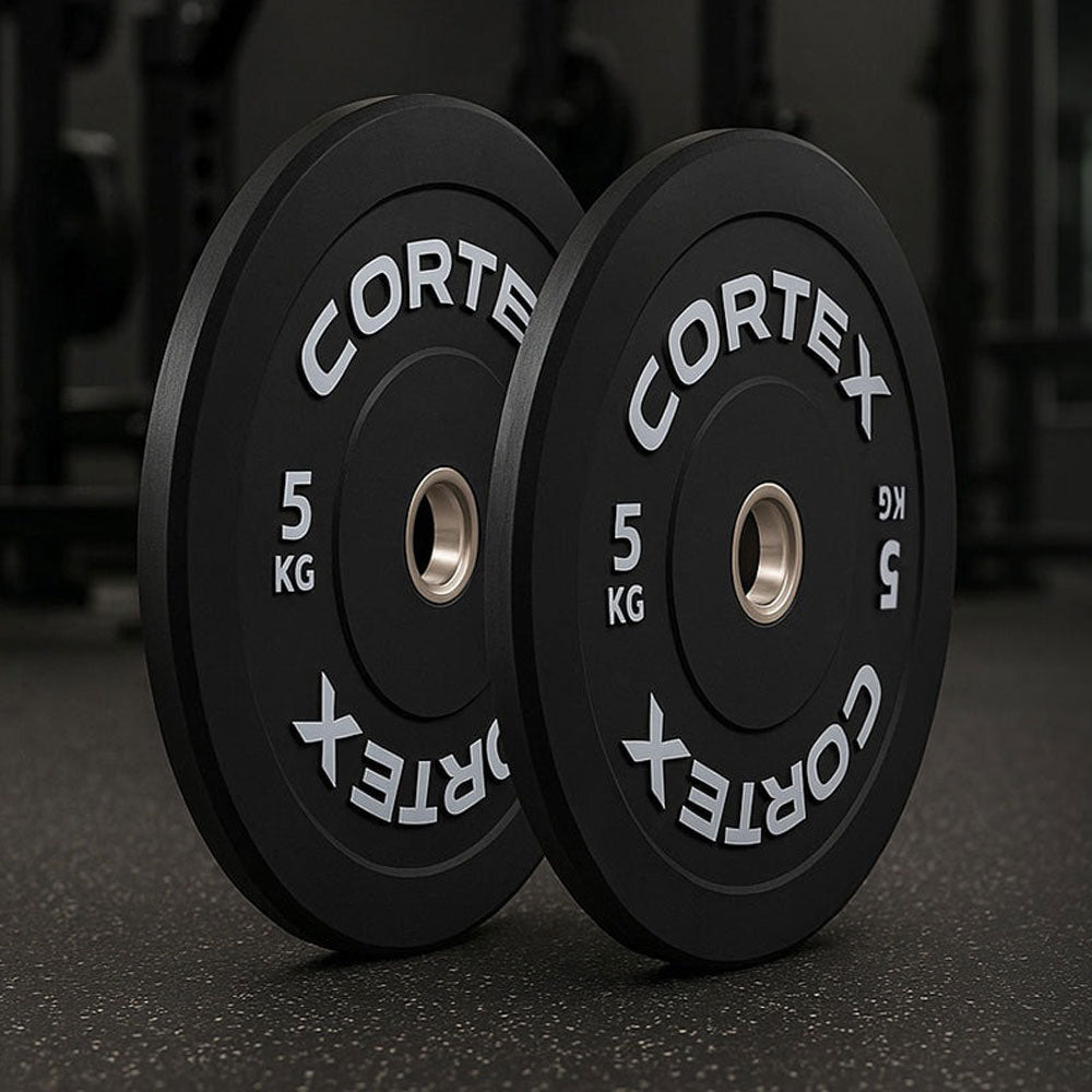 Cortex 5kg Black Series V3 Bumper Plates (2 Pack)