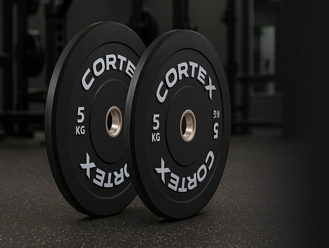 Cortex 5kg Black Series V3 Bumper Plates (2 Pack)