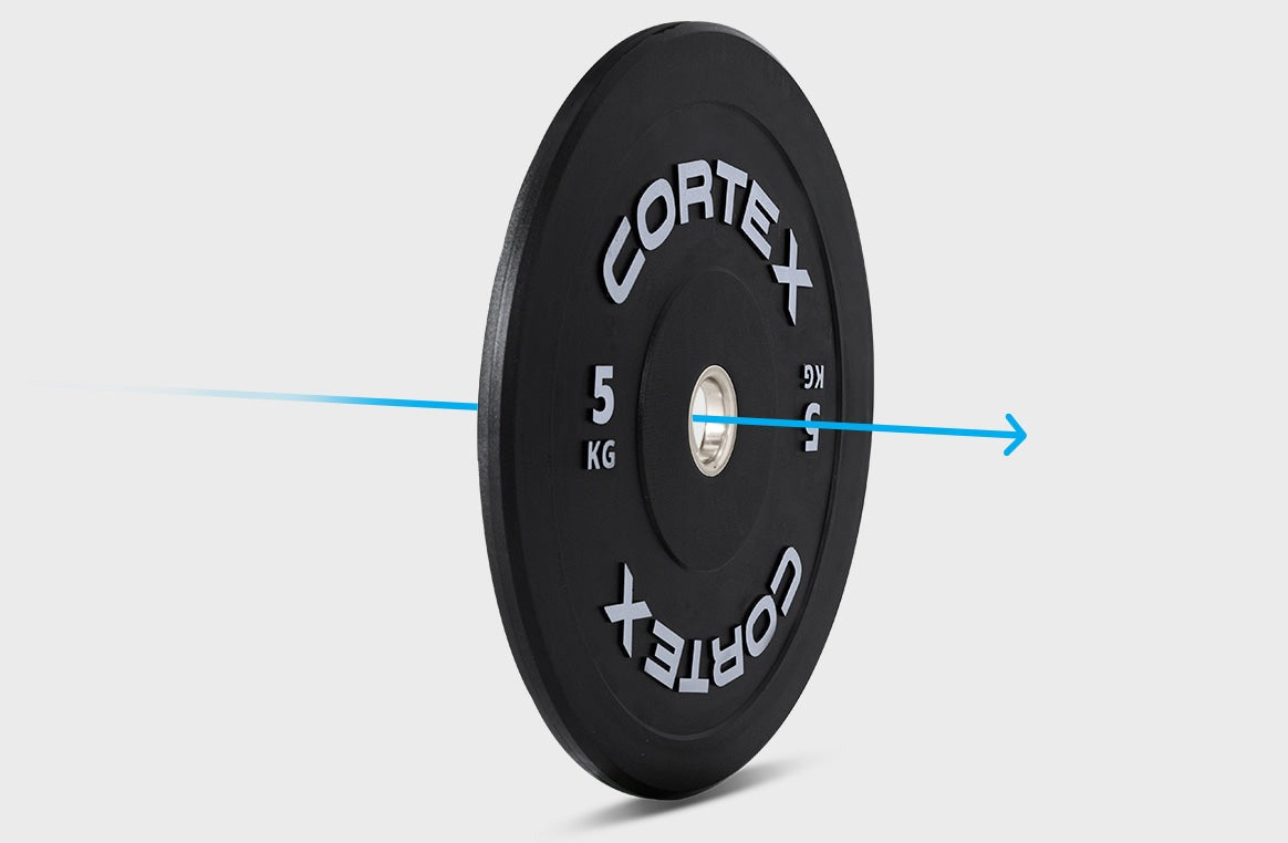 Cortex 5kg Black Series V3 Bumper Plates (2 Pack)