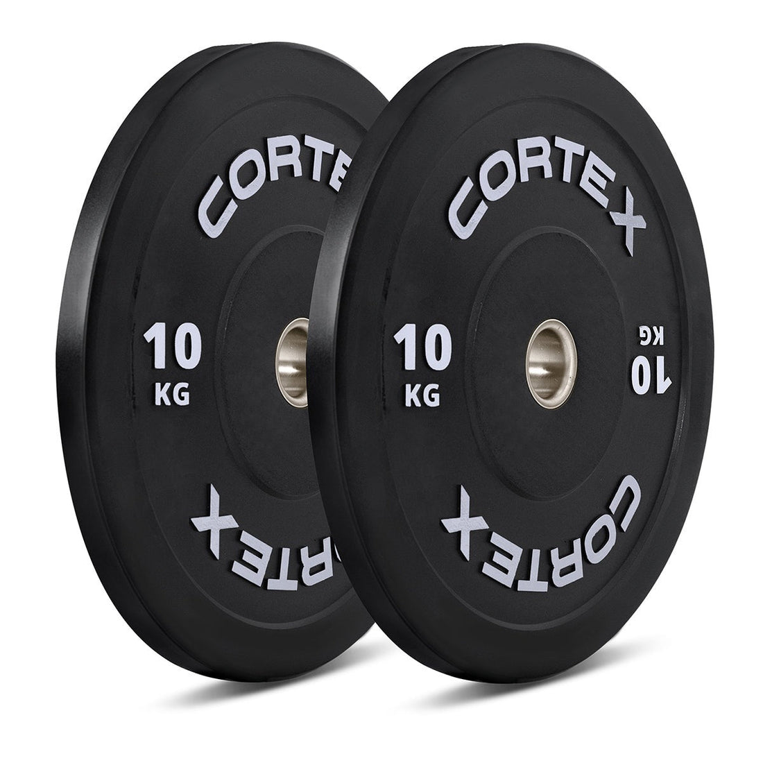 Cortex 75kg Black Series V3 Bumper Plate Set Incl. ATHENA100 6ft 15kg Olympic Barbell