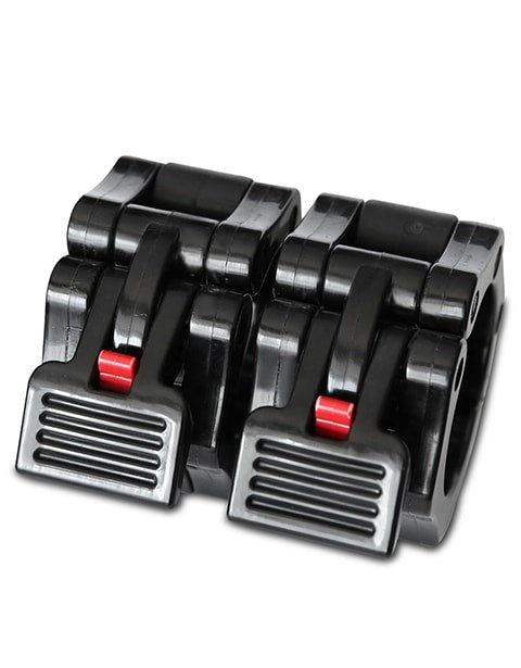 Cortex 75kg Black Series V3 Bumper Plate Set Incl. ATHENA100 6ft 15kg Olympic Barbell - lockjaw collars