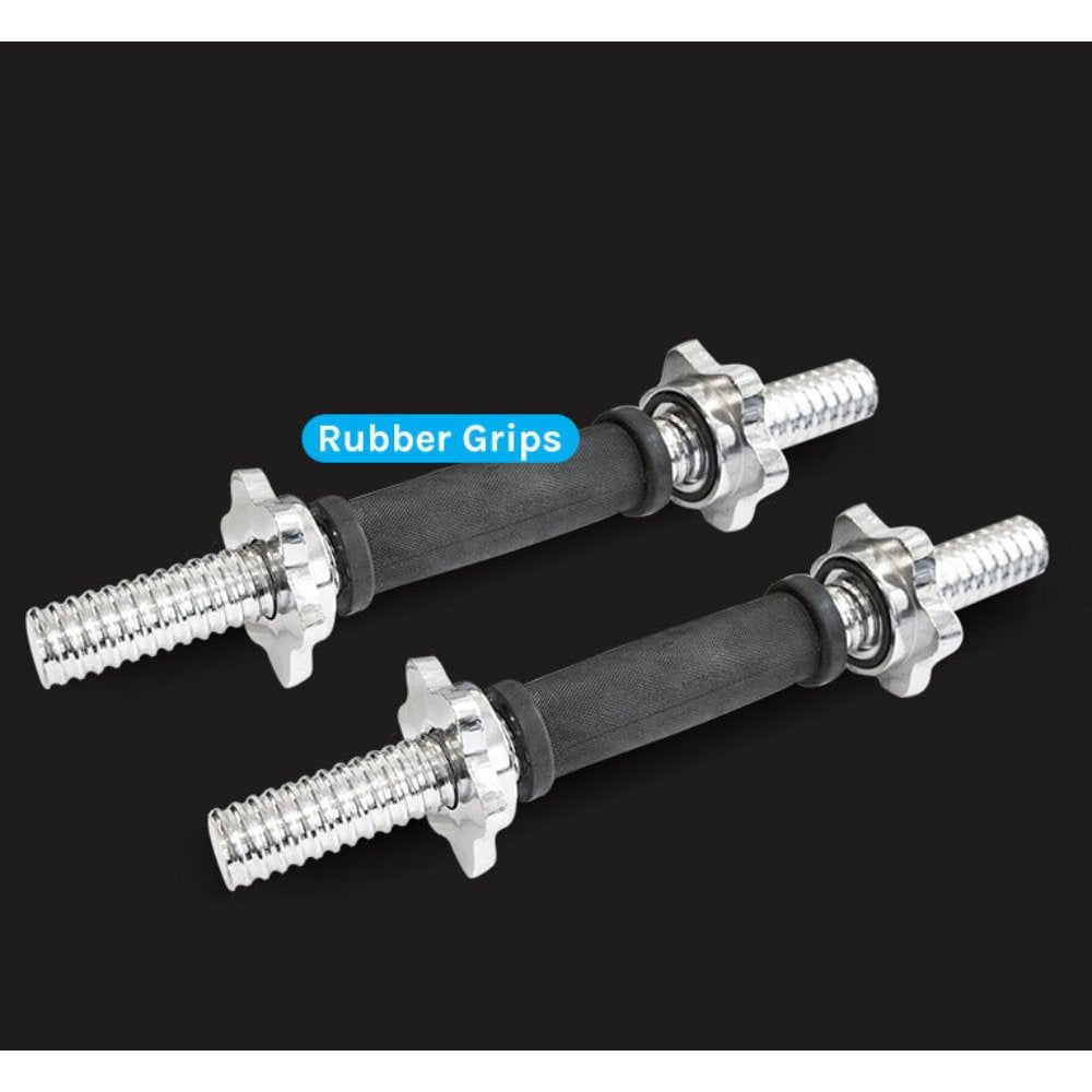 CORTEX 90kg Tri-Grip Standard Barbell Weight Set with Weight Tree 25mm