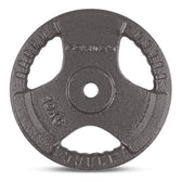 CORTEX 90kg Tri-Grip Standard Barbell Weight Set with Weight Tree 25mm