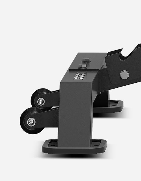 CORTEX BN-9 FID Adjustable Exercise Bench, featuring a sleek black design with padded seat, ideal for strength training and home workouts, suitable for various exercises including weightlifting and dumbbell routines.