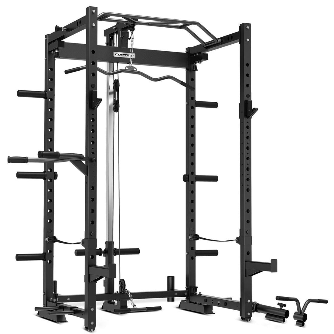 CORTEX PR-4 Foldable Squat & Power Rack Package (Set B) + BN9 FID Bench + 100kg Olympic Tri-Grip V2 Weight & Barbell Set