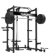 CORTEX PR-4 Foldable Squat & Power Rack Package (Set C) with BN-9 FID Bench + 130kg Olympic Bumper Plate & Barbell Set