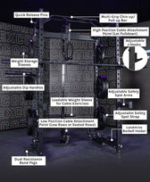 CORTEX PR-4 Foldable Squat Rack & Pulley Machine