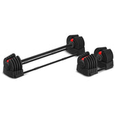 Cortex Revolock V2 80kg Adjustable Dumbbell & Barbell Set (40kg Pair) with Stand