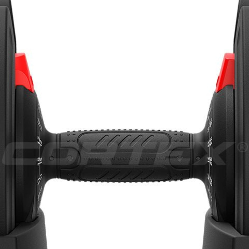 Cortex Revolock V2 80kg Adjustable Dumbbell & Barbell Set (40kg Pair) with Stand