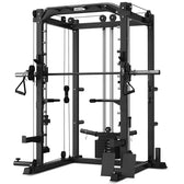 CORTEX SM-20 (Set E) 6-in-1 Power Rack with Smith & Cable Machine + BN-9 Bench + 130kg Olympic Bumper Weight Plate & Barbell Package