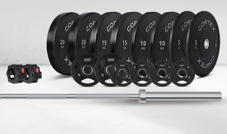 CORTEX SM-20 6-In-1 Power Rack with Smith & Cable Machine Package (Set I) with 48 kg Revolock V2 Adjustable Dumbbells + 130kg Pro Bumper Plate & Barbell Package