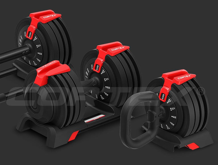 CORTEX SM-20 6-In-1 Power Rack with Smith & Cable Machine Package (Set I) with 48 kg Revolock V2 Adjustable Dumbbells + 130kg Pro Bumper Plate & Barbell Package