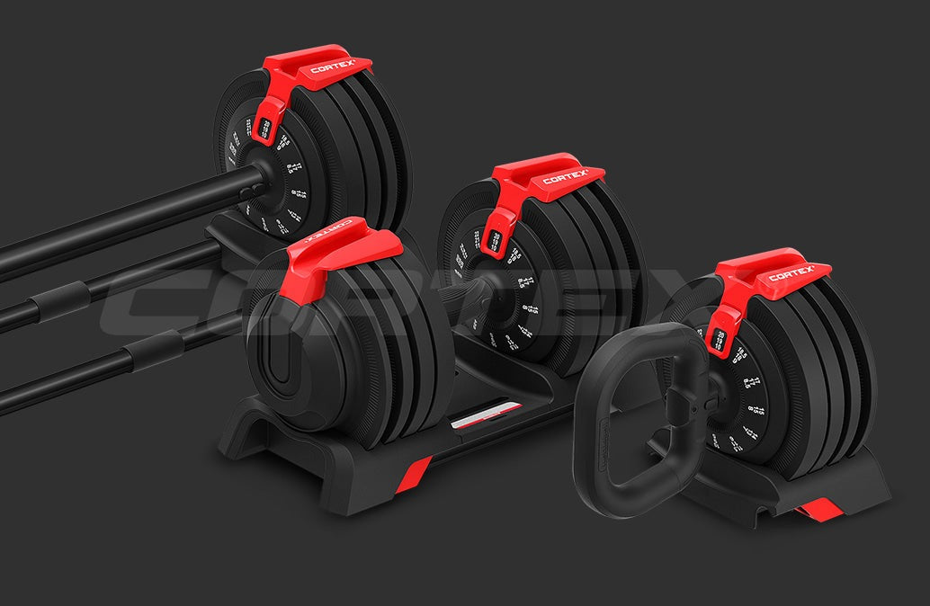 CORTEX SM-20 6-In-1 Power Rack with Smith & Cable Machine Package (Set I) with 48 kg Revolock V2 Adjustable Dumbbells + 130kg Pro Bumper Plate & Barbell Package