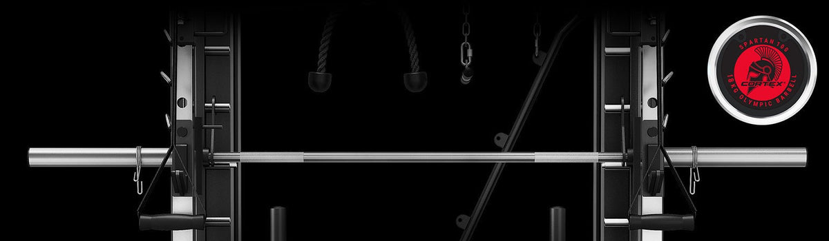 CORTEX SM-26 6-In-1 Power Rack with Dual Stack Smith & Cable Machine Package (Set D) + 48kg Revolock V2 Adjustable Dumbbells + 100kg Tri-Grip V2 Plate & Barbell Package