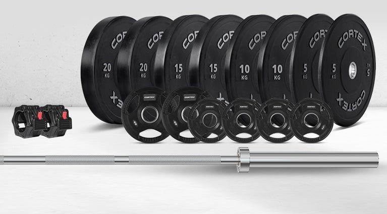 CORTEX SM-26 6-In-1 Power Rack with Dual Stack Smith & Cable Machine Ultimate Package (Set F) + 48kg Revolock V2 Adjustable Dumbbells + 130kg Pro Bumper Plate & Barbell Package