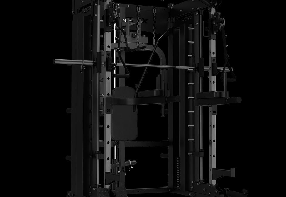 CORTEX SM-26 6-In-1 Power Rack with Dual Stack Smith & Cable Machine Ultimate Package (Set F) + 48kg Revolock V2 Adjustable Dumbbells + 130kg Pro Bumper Plate & Barbell Package