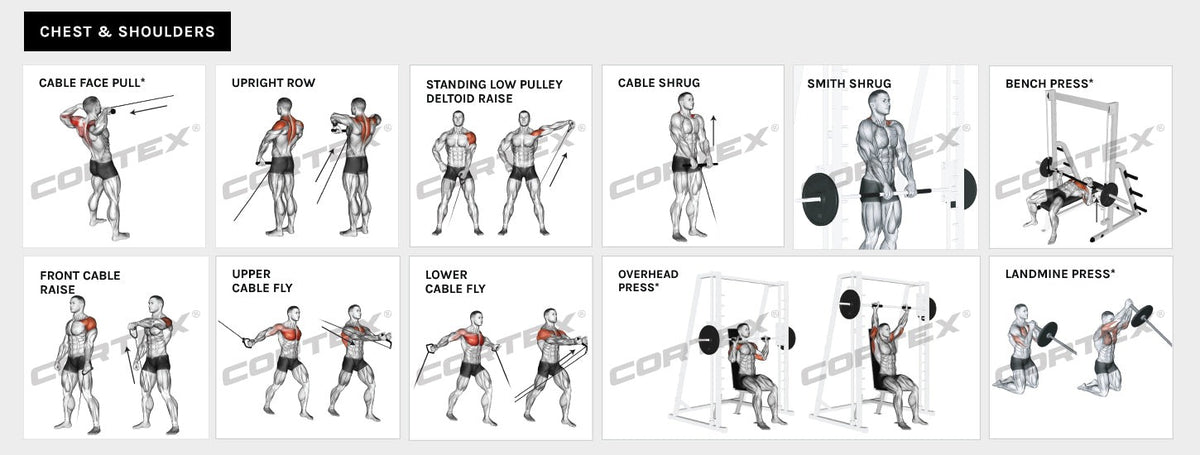 CORTEX SM-25 6-In-1 Power Rack With Smith & Cable Machine
