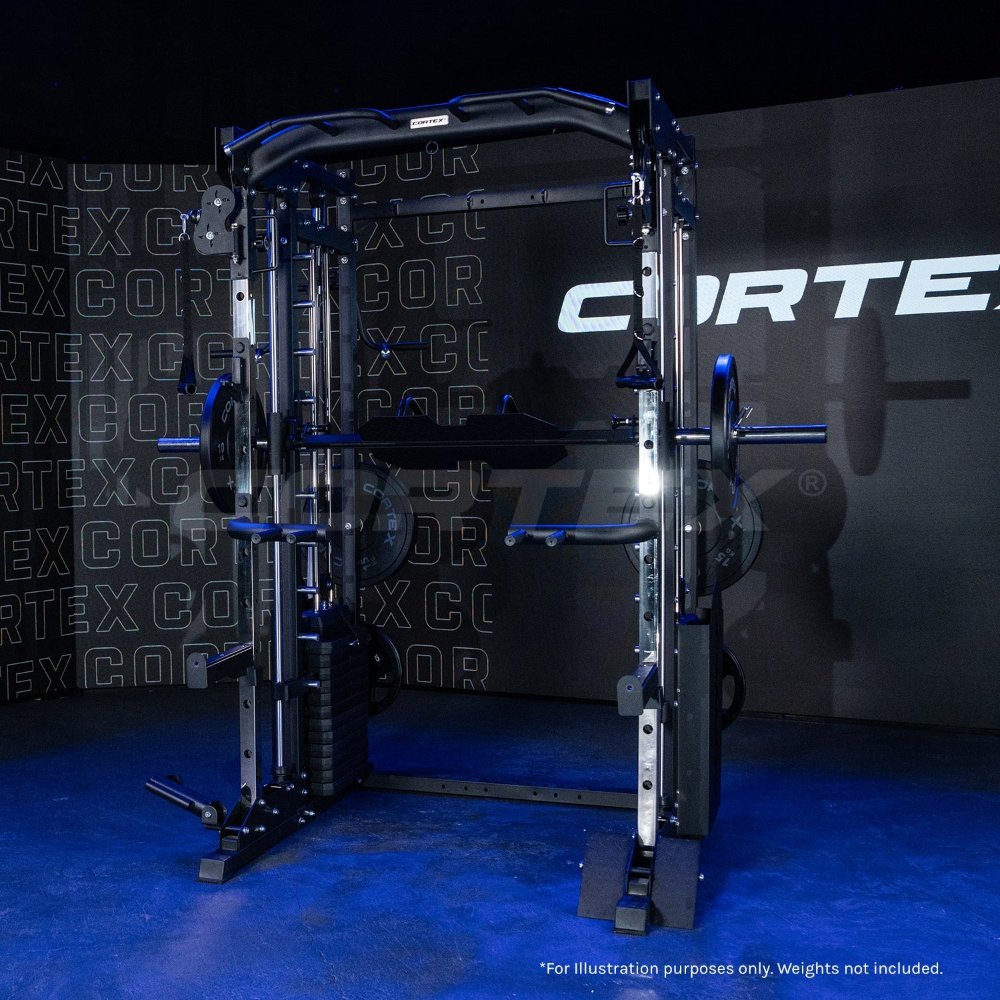 CORTEX SM-25 6-In-1 Power Rack With Smith & Cable Machine