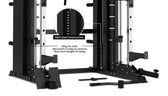 CORTEX SM-26 6-In-1 Power Rack with Dual Stack Smith & Cable Machine