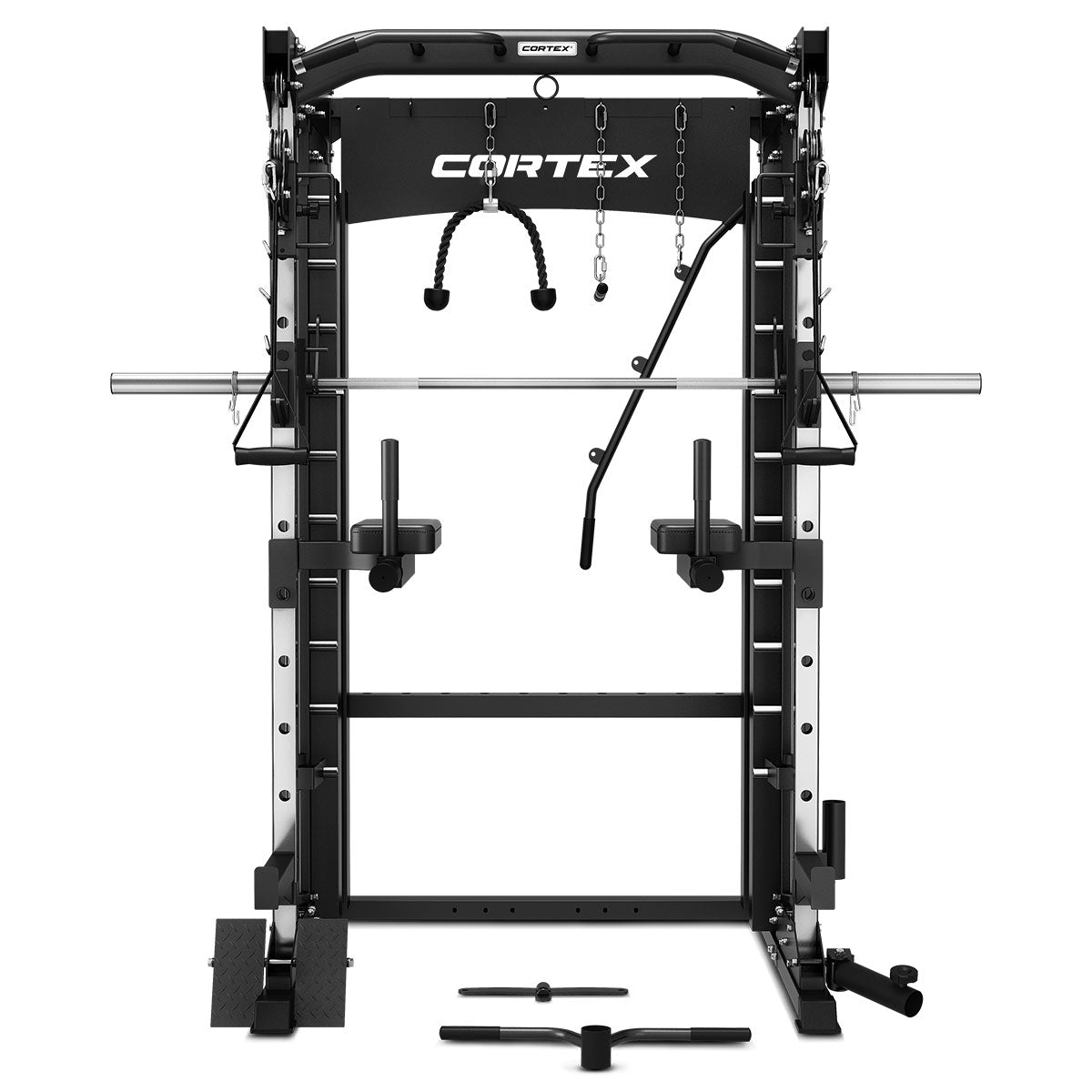 CORTEX SM-26 6-In-1 Power Rack with Dual Stack Smith & Cable Machine