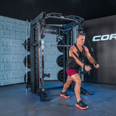 CORTEX SM-26 6-In-1 Power Rack with Dual Stack Smith & Cable Machine
