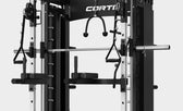 CORTEX SM-26 6-In-1 Power Rack with Dual Stack Smith & Cable Machine