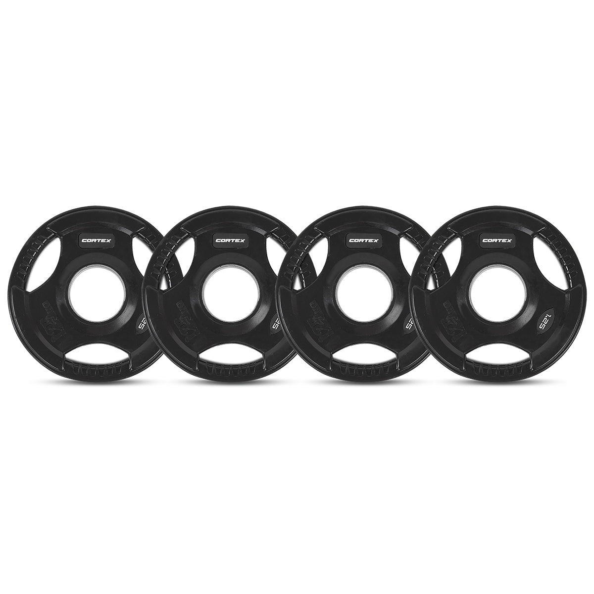 CORTEX SR-10 Portable Squat Rack Package (Set C) with 100kg Olympic Tri-Grip V2 Weight Plates & Barbell Set