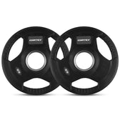 CORTEX SR-10 Portable Squat Rack Package (Set C) with 100kg Olympic Tri-Grip V2 Weight Plates & Barbell Set