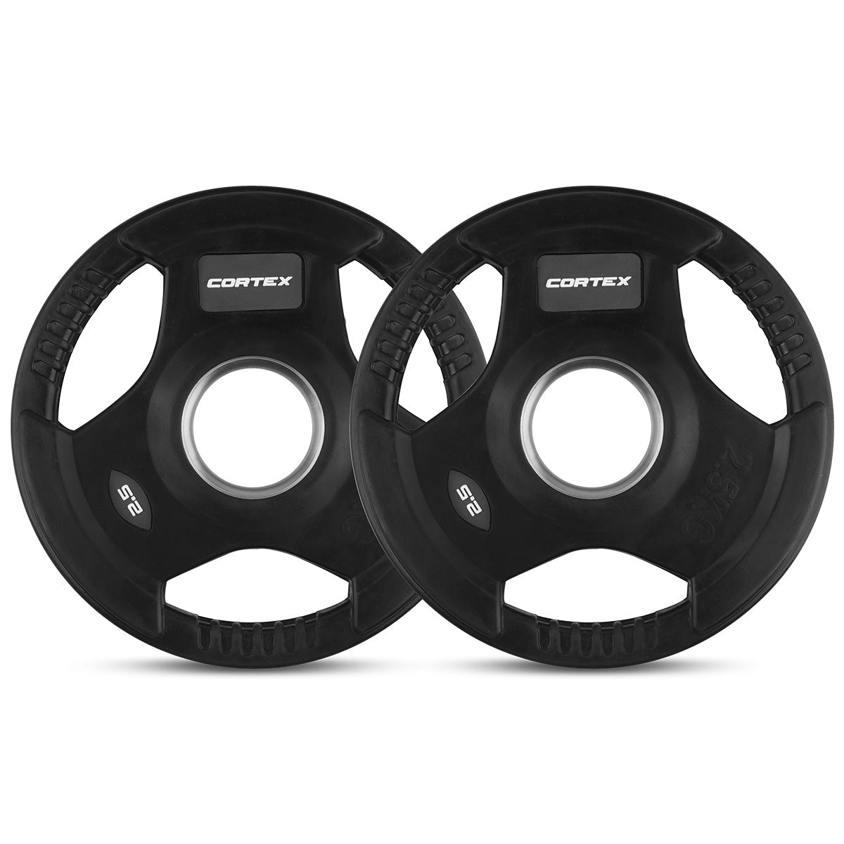 CORTEX SR-10 Portable Squat Rack Package (Set C) with 100kg Olympic Tri-Grip V2 Weight Plates & Barbell Set