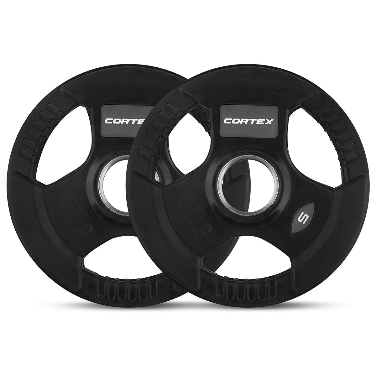 CORTEX SR-10 Portable Squat Rack Package (Set C) with 100kg Olympic Tri-Grip V2 Weight Plates & Barbell Set