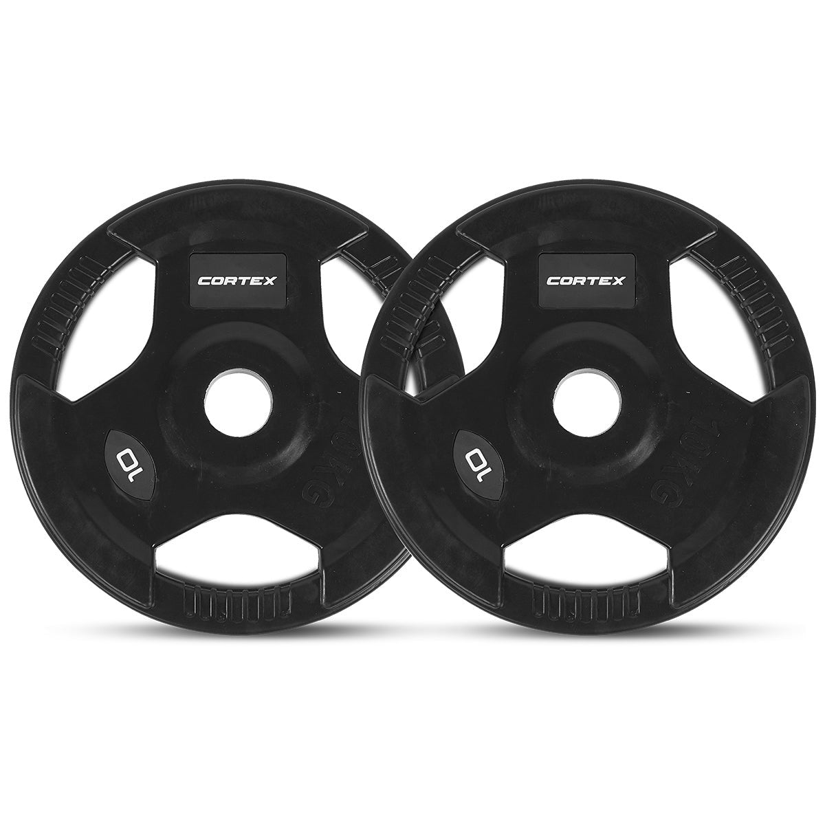 CORTEX SR-10 Portable Squat Rack Package (Set C) with 100kg Olympic Tri-Grip V2 Weight Plates & Barbell Set