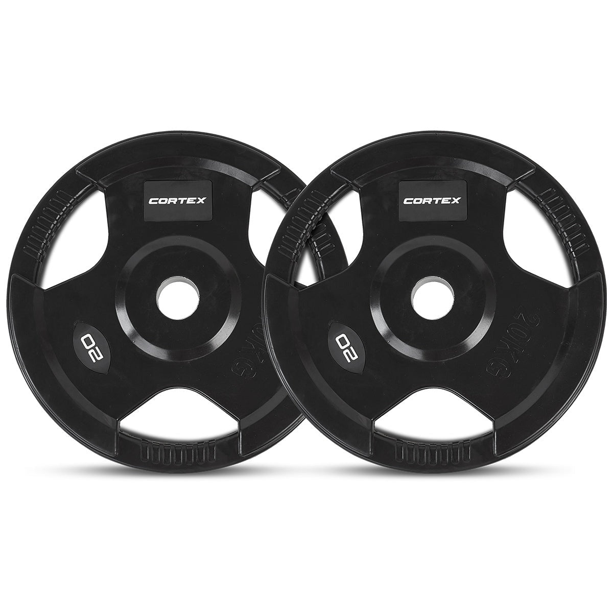 CORTEX SR-10 Portable Squat Rack Package (Set C) with 100kg Olympic Tri-Grip V2 Weight Plates & Barbell Set