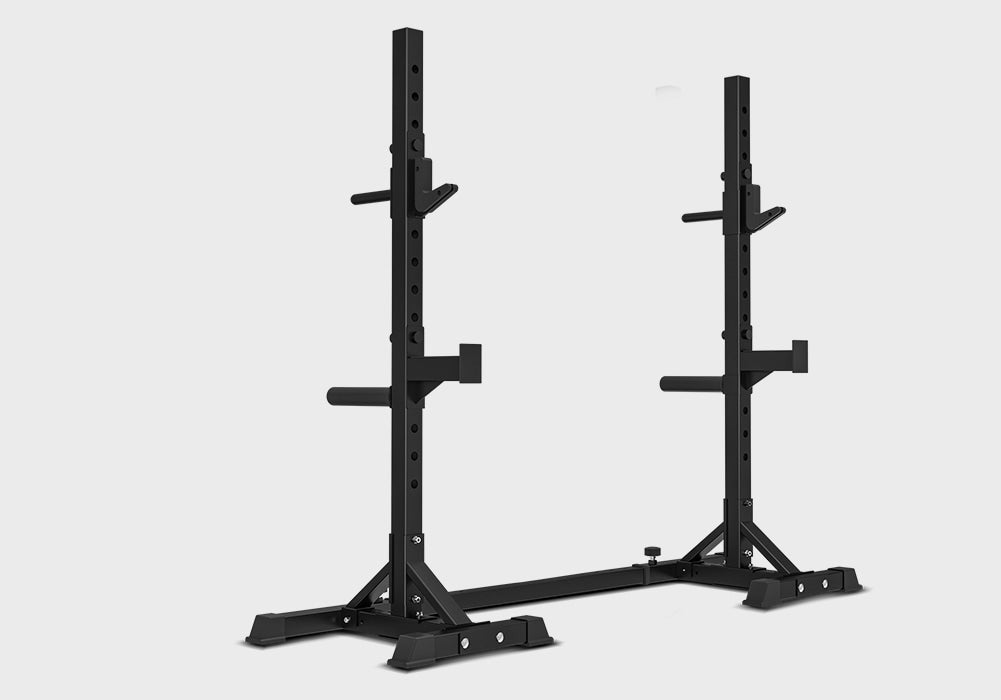Cortex SR10 Portable Squat Rack Package (Set B) with 90kg Standard Tri-Grip Weight and Bar Set