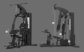 CORTEX SS4 Single Station Functional Home Gym (with Power Tower Station)