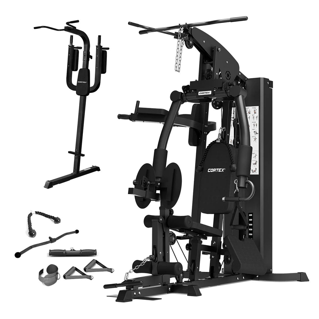 CORTEX SS4 Single Station Functional Home Gym (with Power Tower Station)