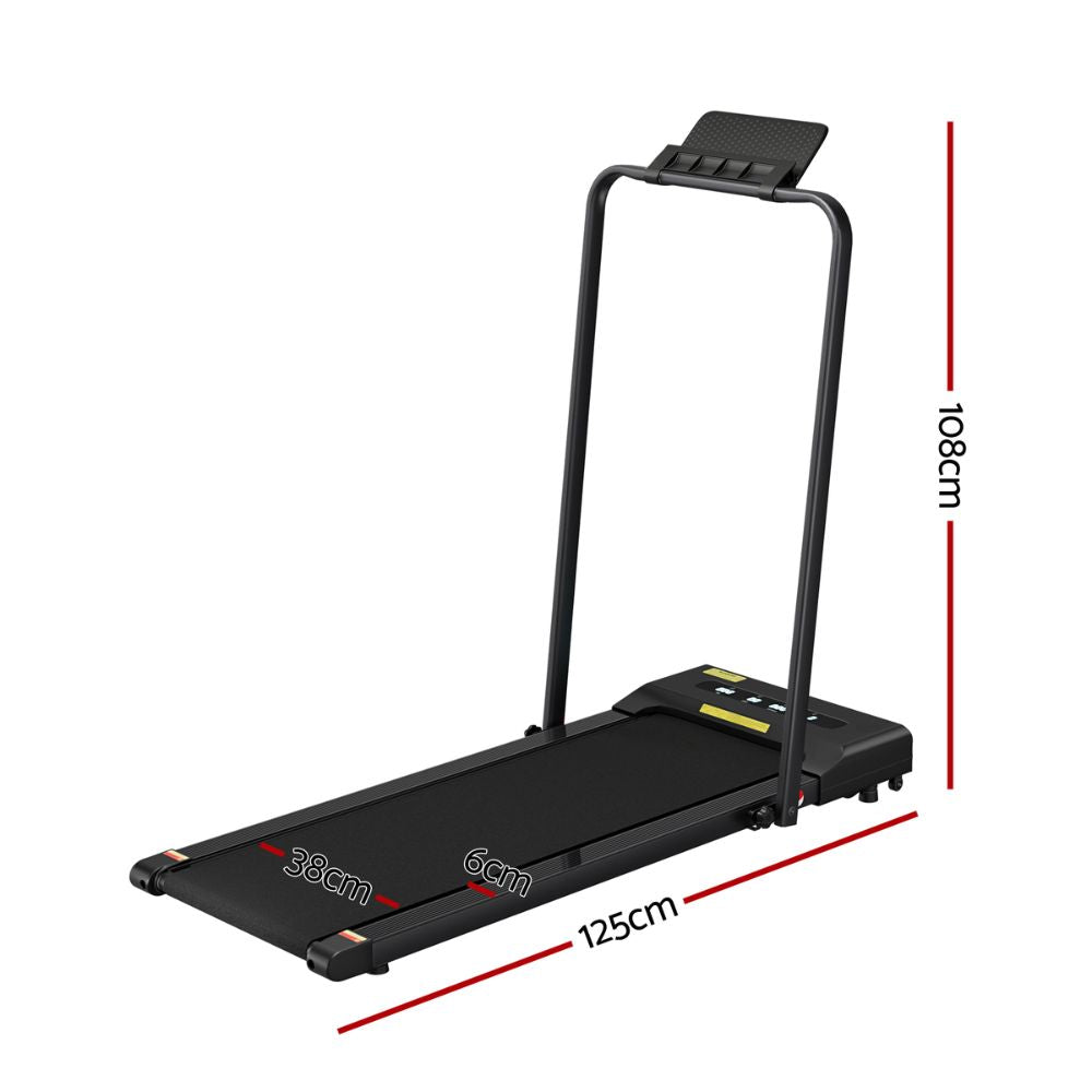 Everfit 380 WalkingPad Treadmill (Black)