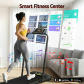 Everfit 380 WalkingPad Treadmill (Black)