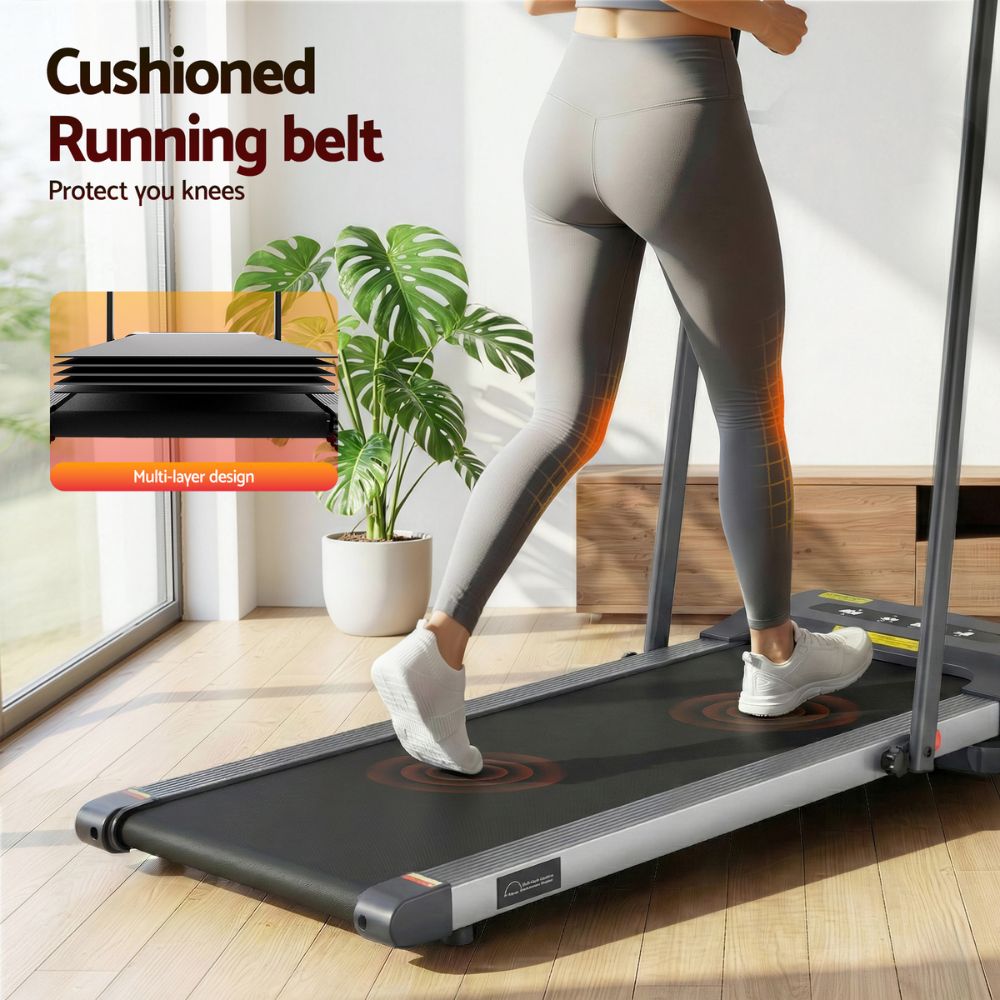 Everfit 380 WalkingPad Treadmill (Grey)