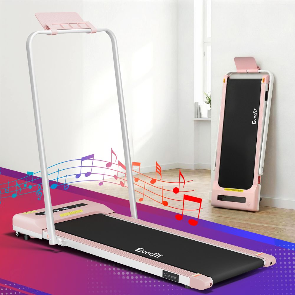Everfit 380 WalkingPad Treadmill (Pink)