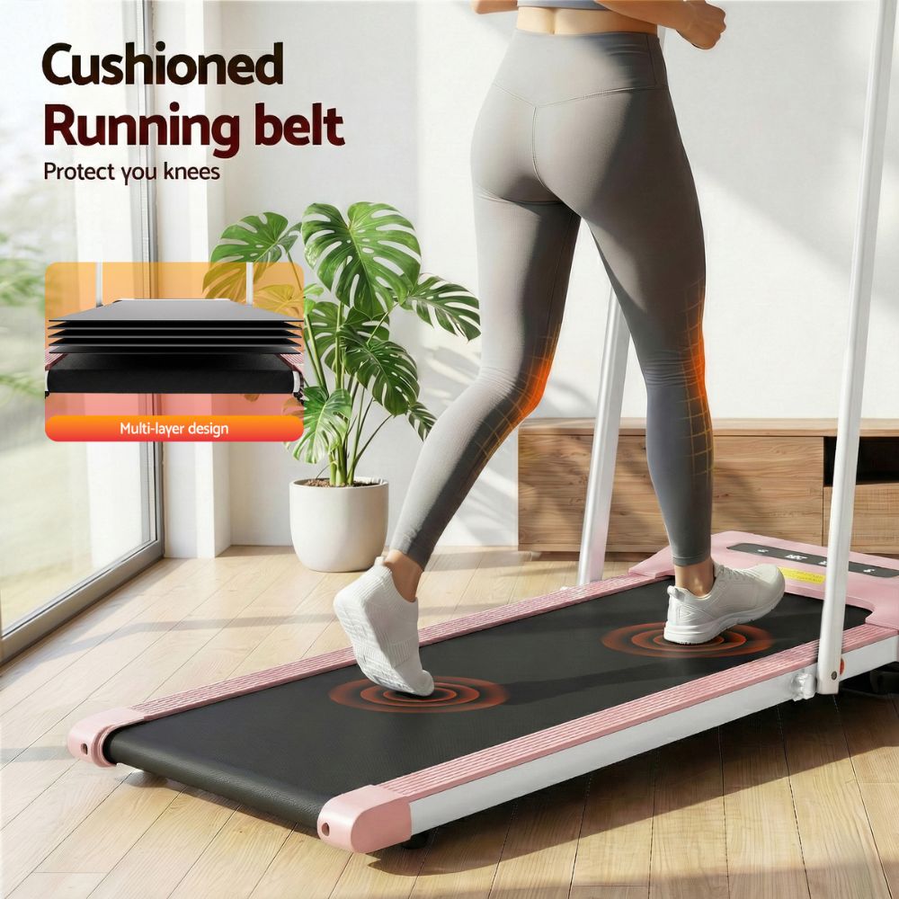 Everfit 380 WalkingPad Treadmill (Pink)