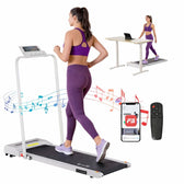 Everfit 380 WalkingPad Treadmill (White)