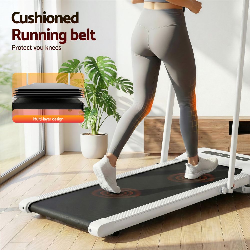Everfit 380 WalkingPad Treadmill (White)